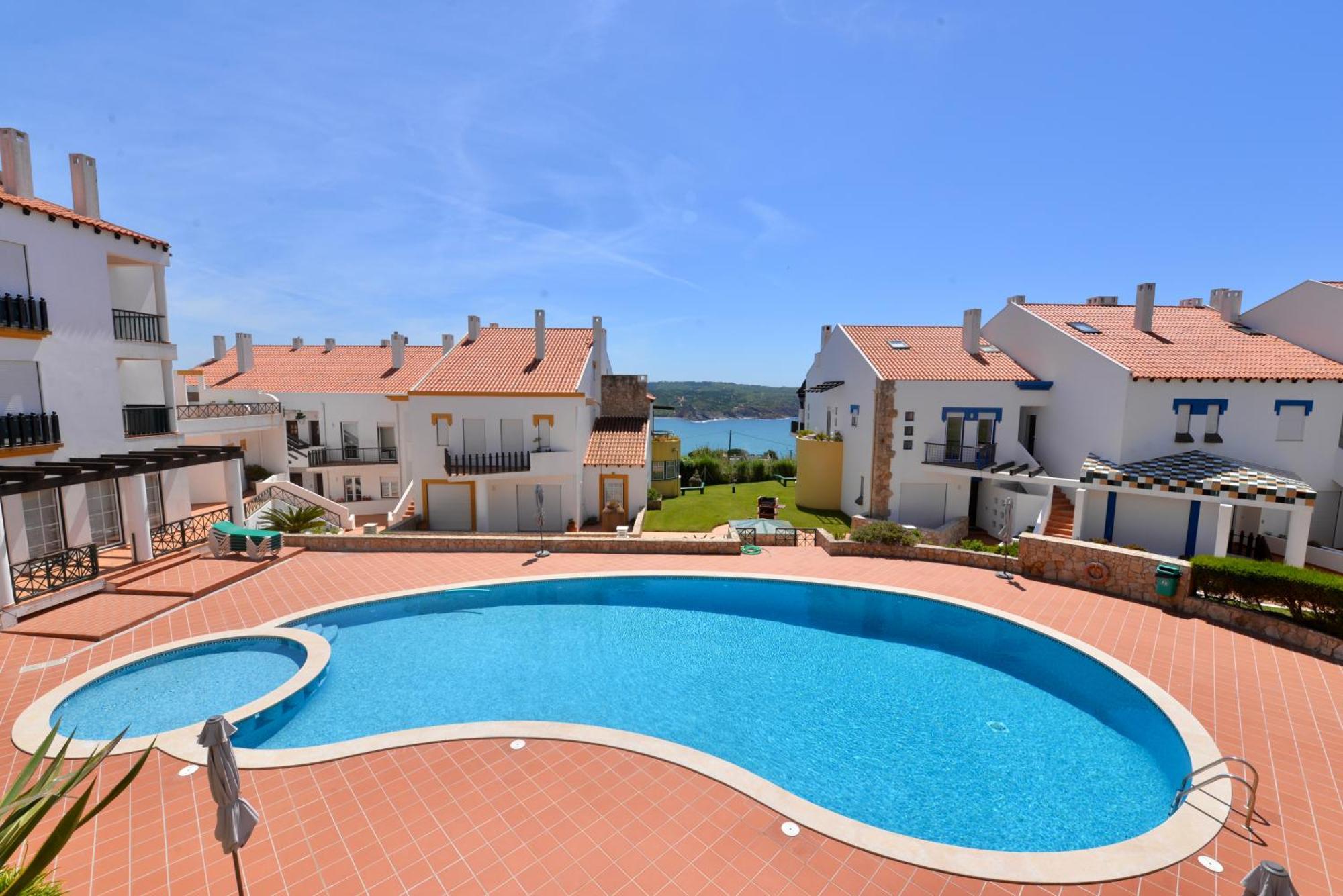 Paddle - Sea View Apartment With 3 Pools, Tennis & Squash Court Сан-Мартинью-ду-Порту Экстерьер фото